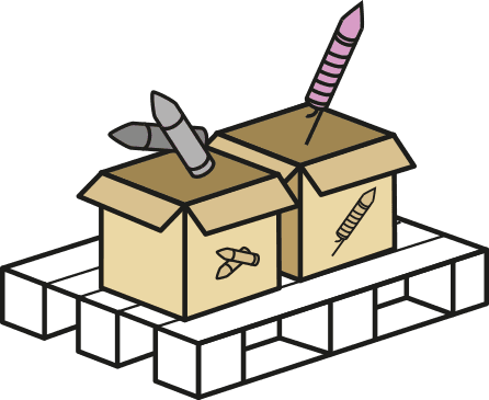 dangerous goods explosives fireworks courier