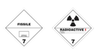 radioactive material sign
