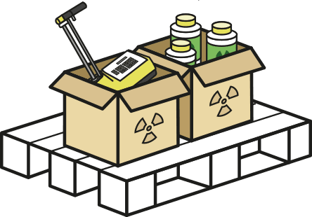 radioactive delivery and logistics