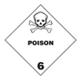 toxic infectious poison label sign